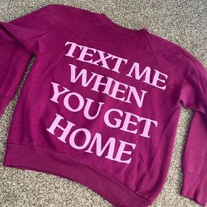 Lonely Ghost - Text Me When You Get Home - XS - Ghostly Garments ONE OF A KIND